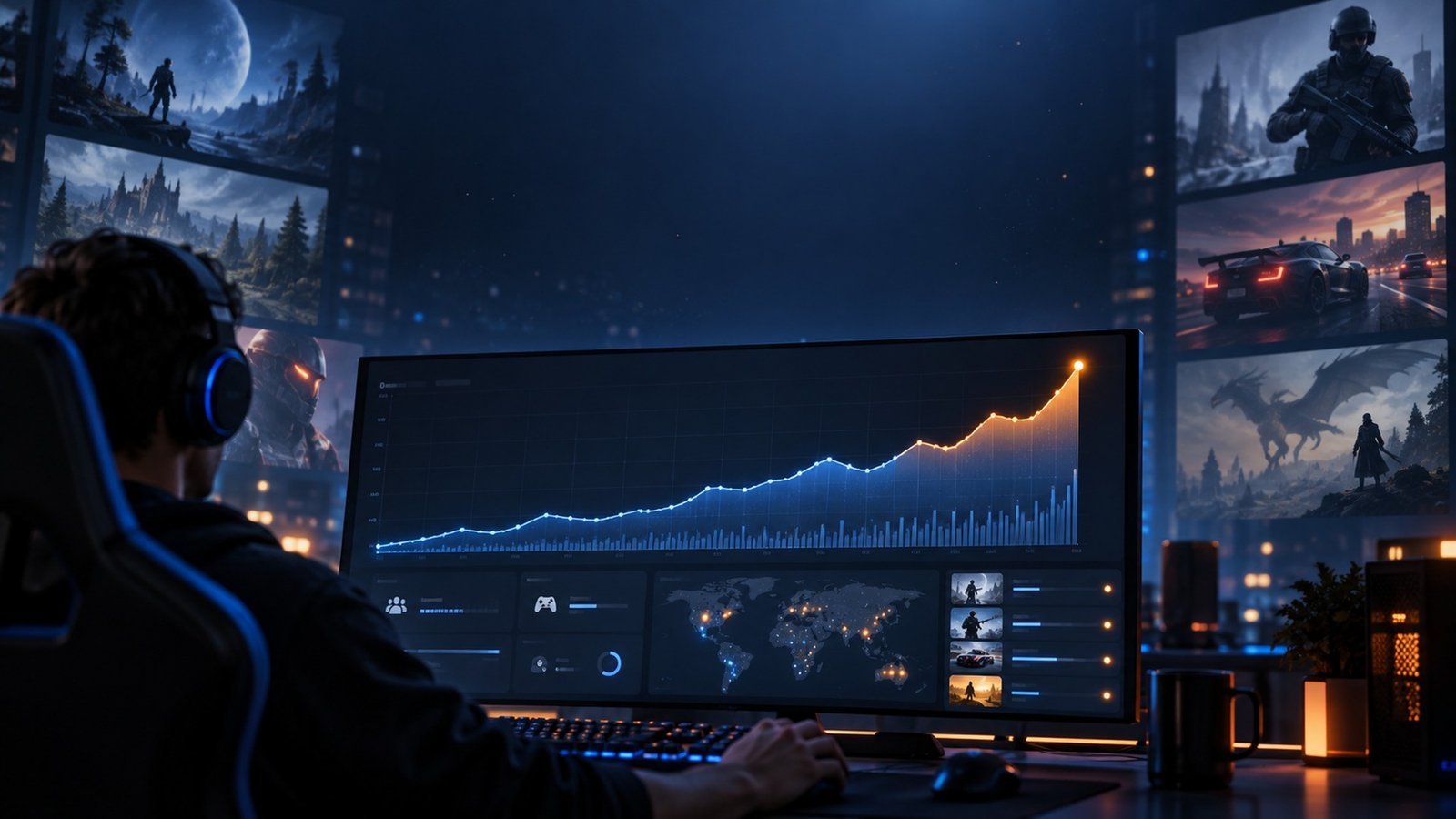 Steam alcanza un nuevo máximo de 43,5 millones de usuarios simultáneos